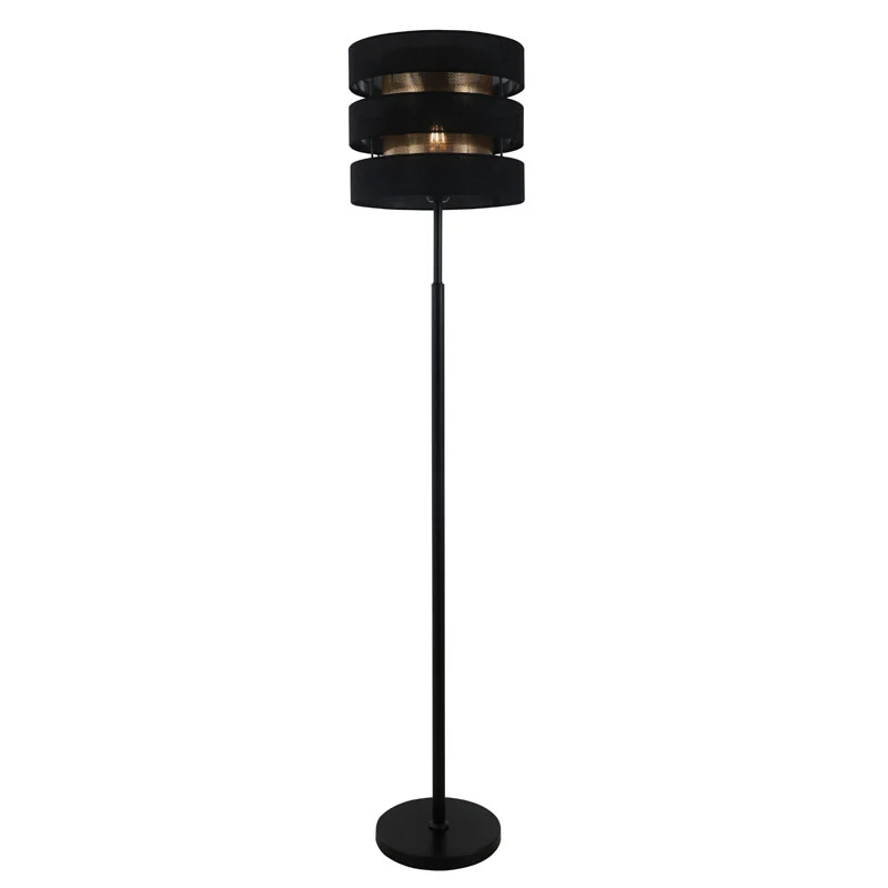 Hoe kan een zwarte vloerlamp met dubbele kap uw woonruimte transformeren?