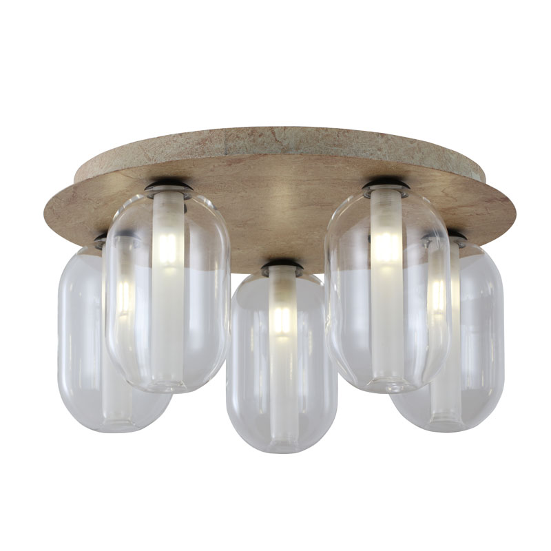 Imitatiestenen plafondlamp