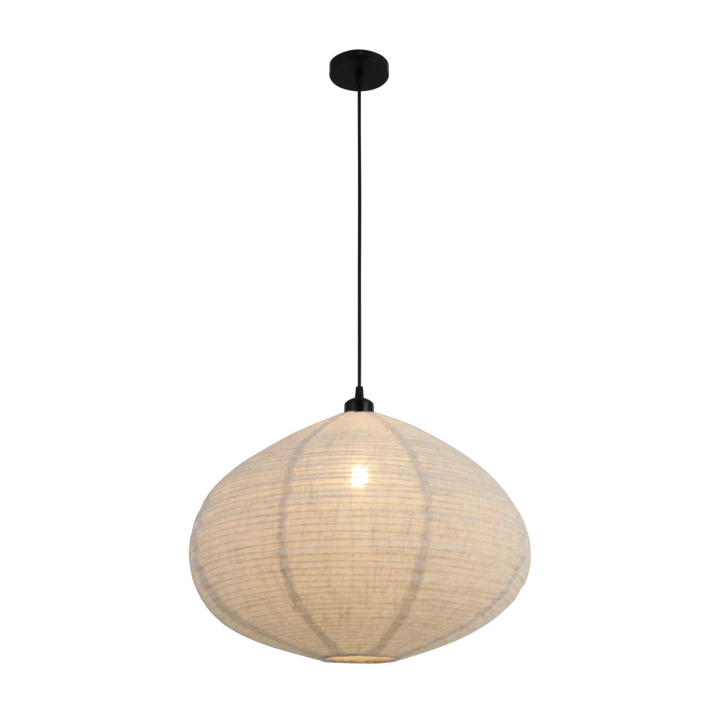 Japandi stoffen hanglamp