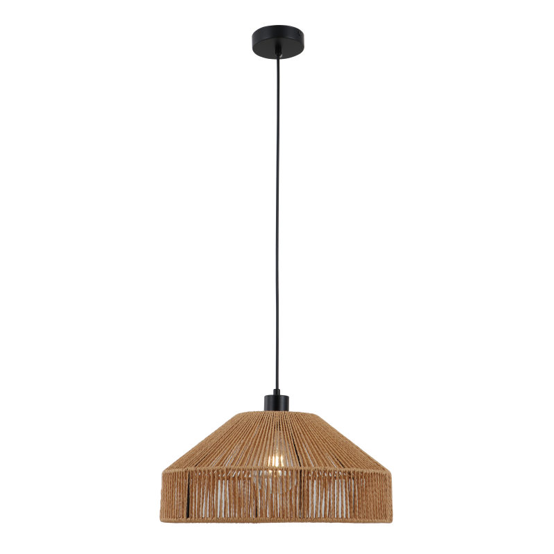 Rustieke jute hanglamp