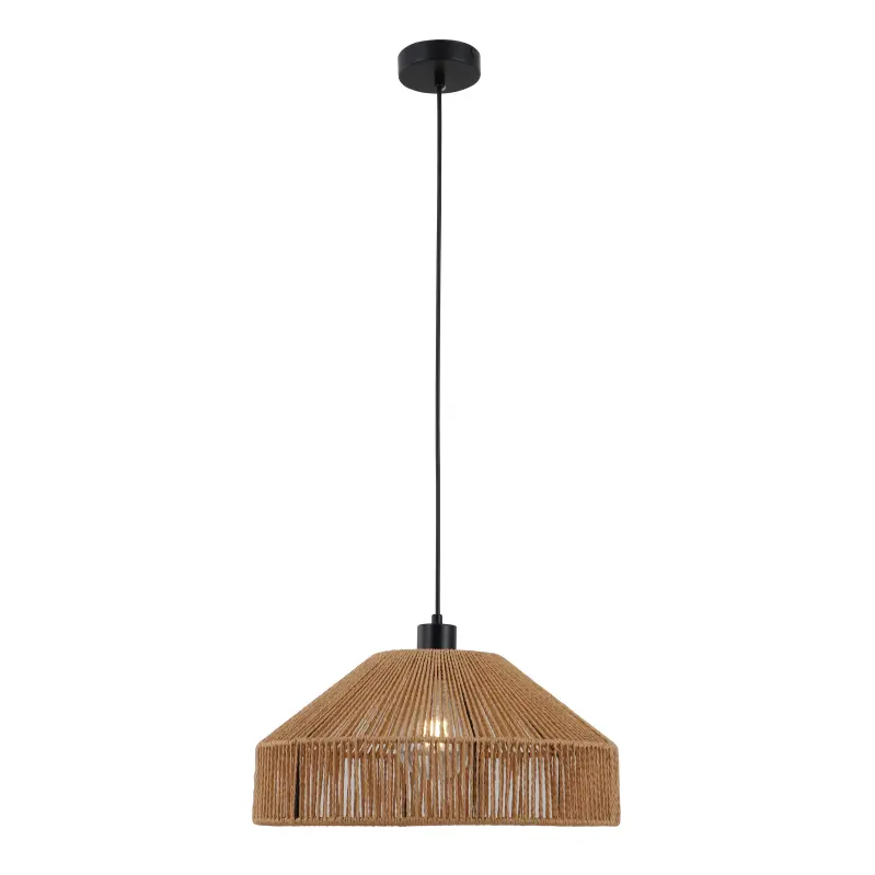 Rustieke jute hanglamp