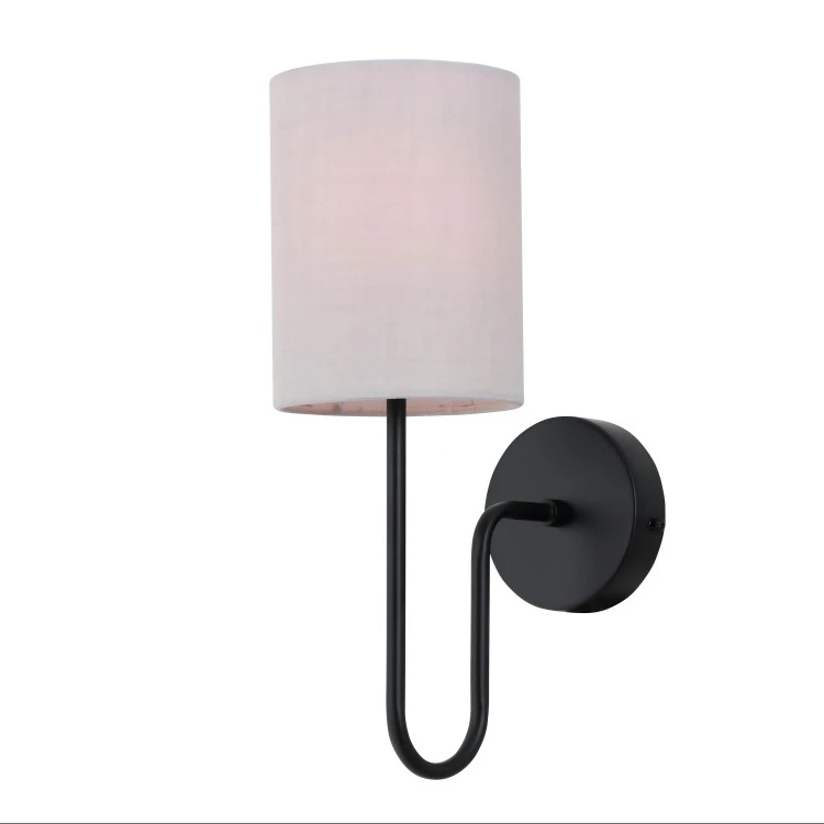 Slanke cilinderkap, uplight metalen wandscherm