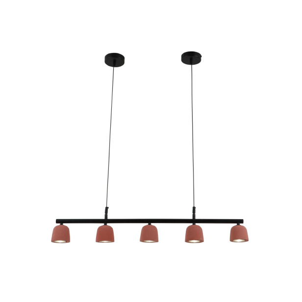 Vulcan rode minimalistische cement hanger