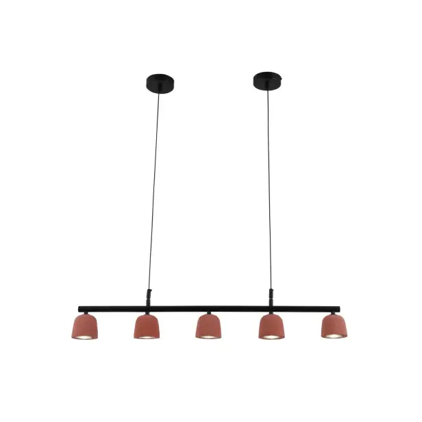 Vulcan rode minimalistische cement hanger